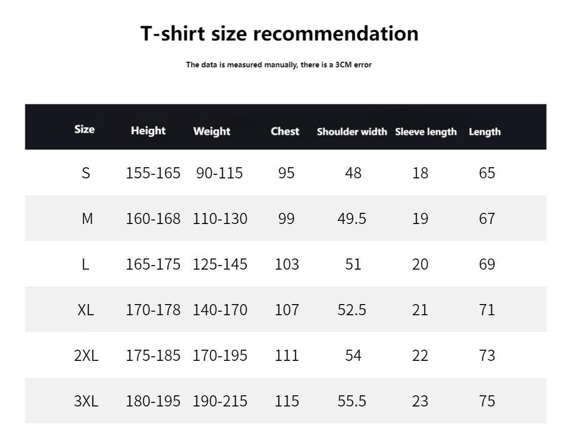 Cotton short-sleeved T-shirt