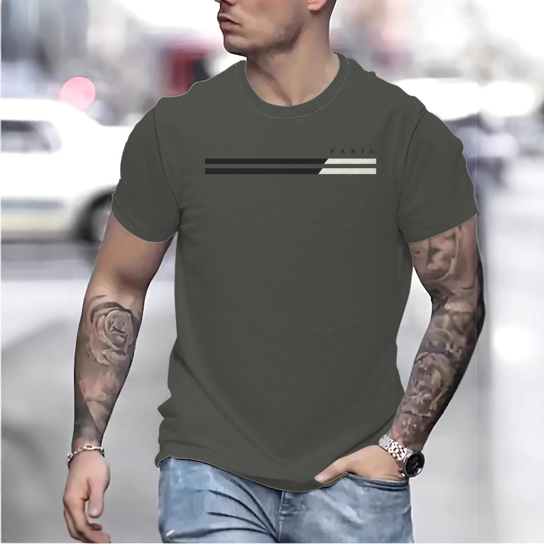 3D Printed High Quality Simple Round Neck T-Shirt