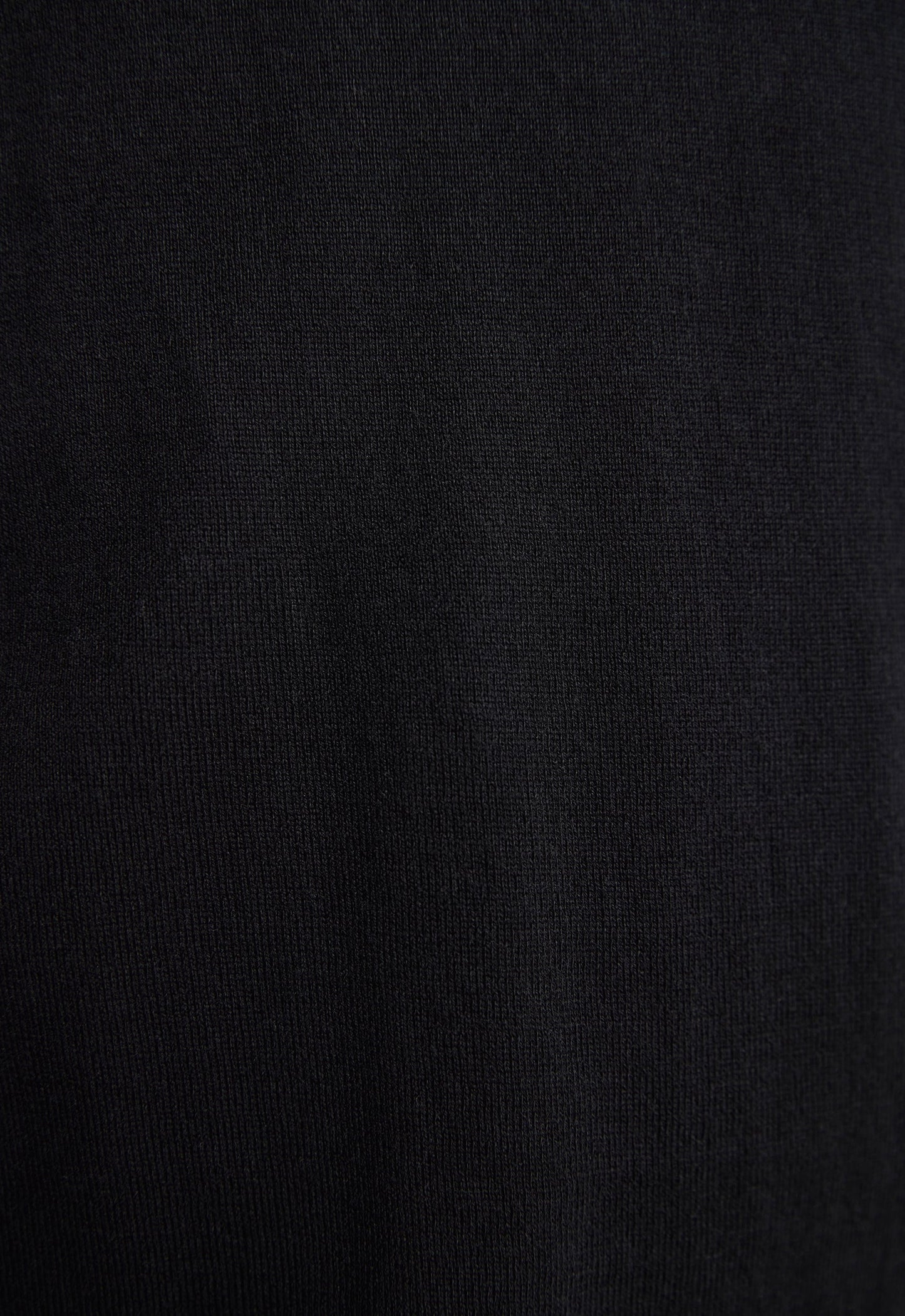 Pointier Knitted Cotton Polo - Black