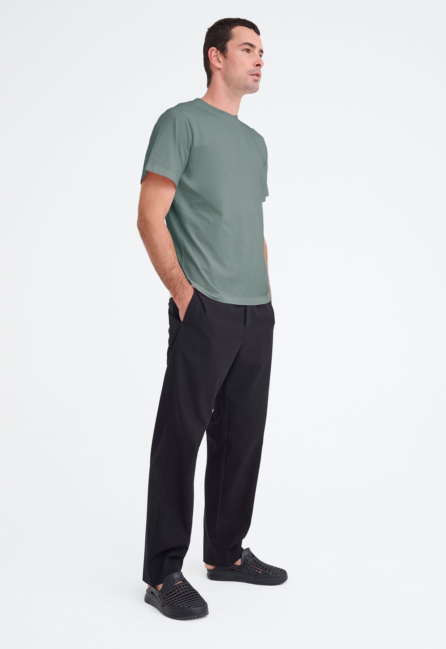 Mills Cotton Tee - Loden