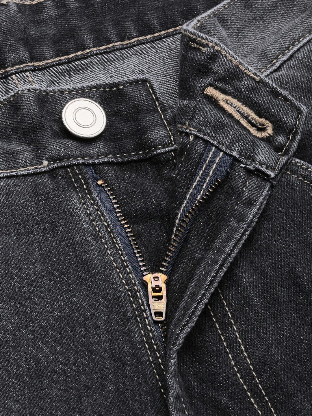 Men's Regular Fit Cropped Grey Jeans