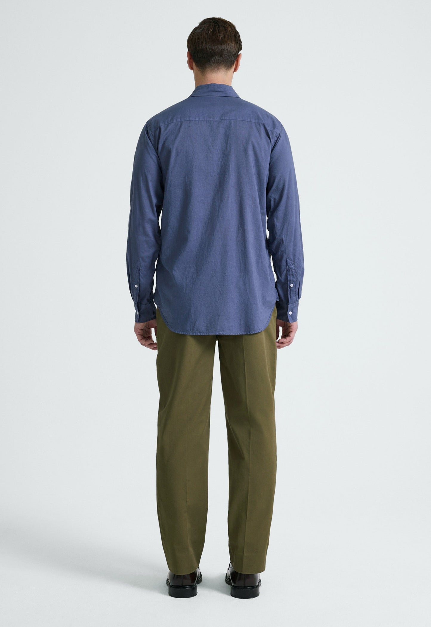 Folded Collar Cotton Shirt - Piper