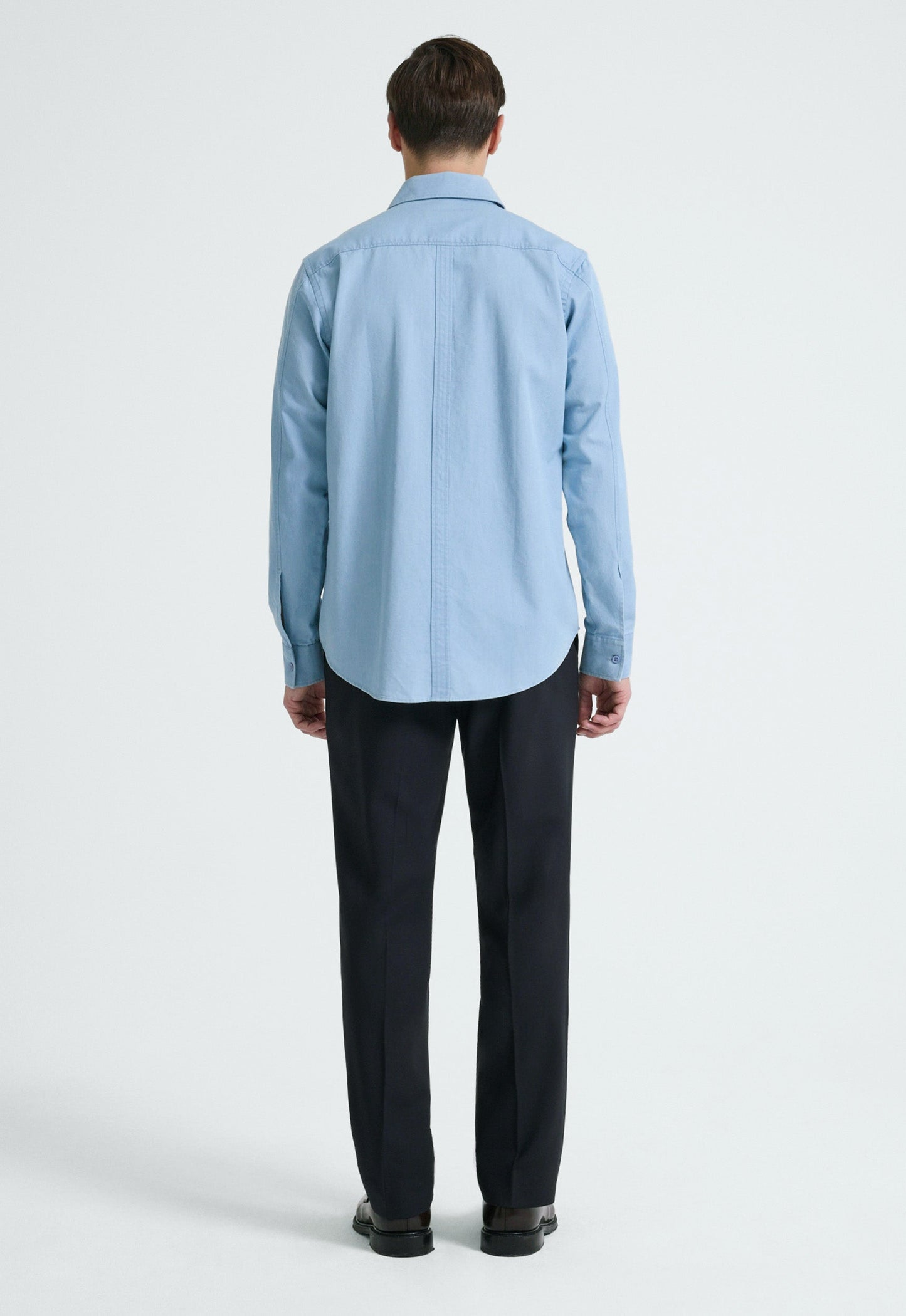 Alwyn Cotton Shirt - Bleached Denim