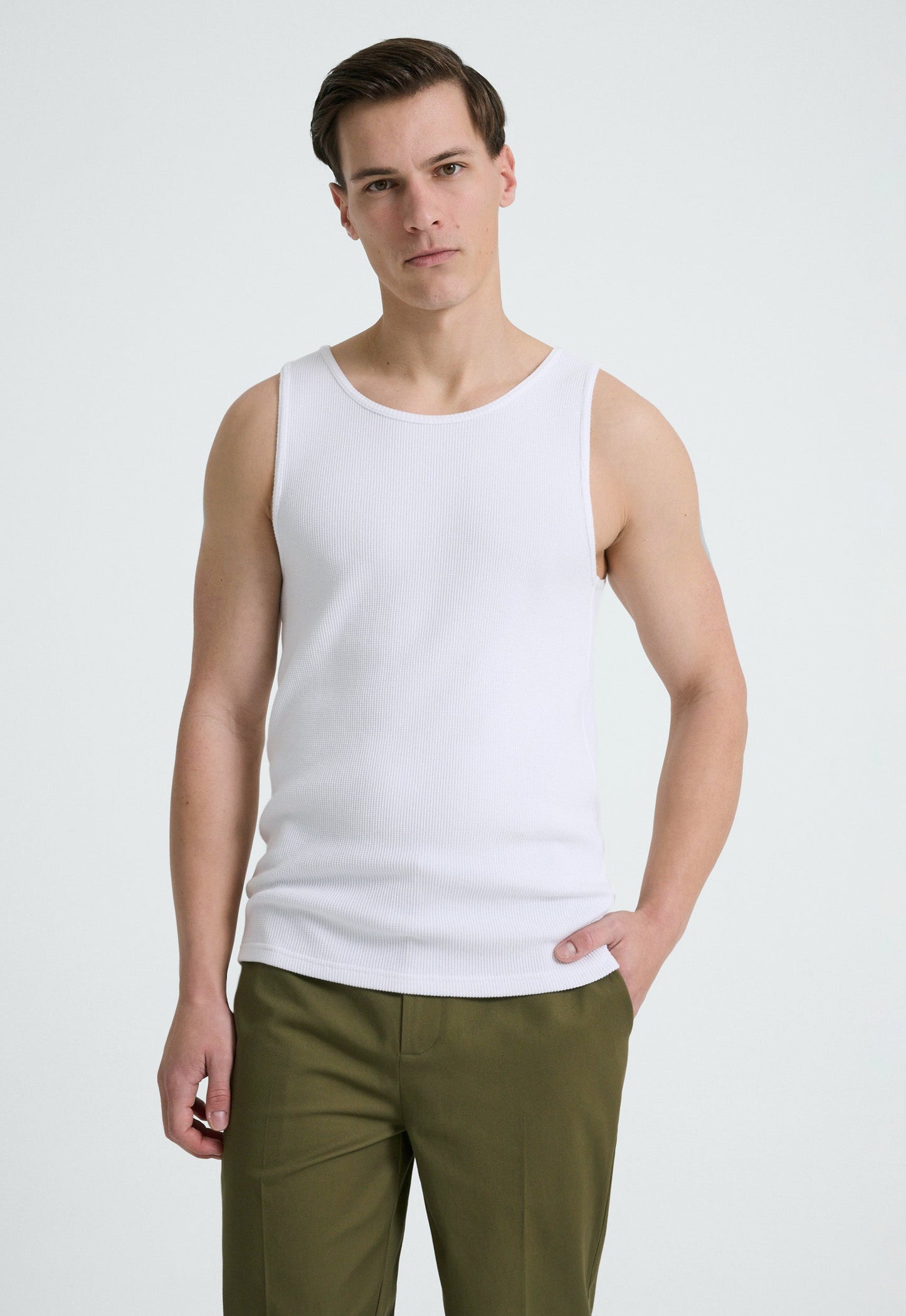 Ricci Cotton Tank - White