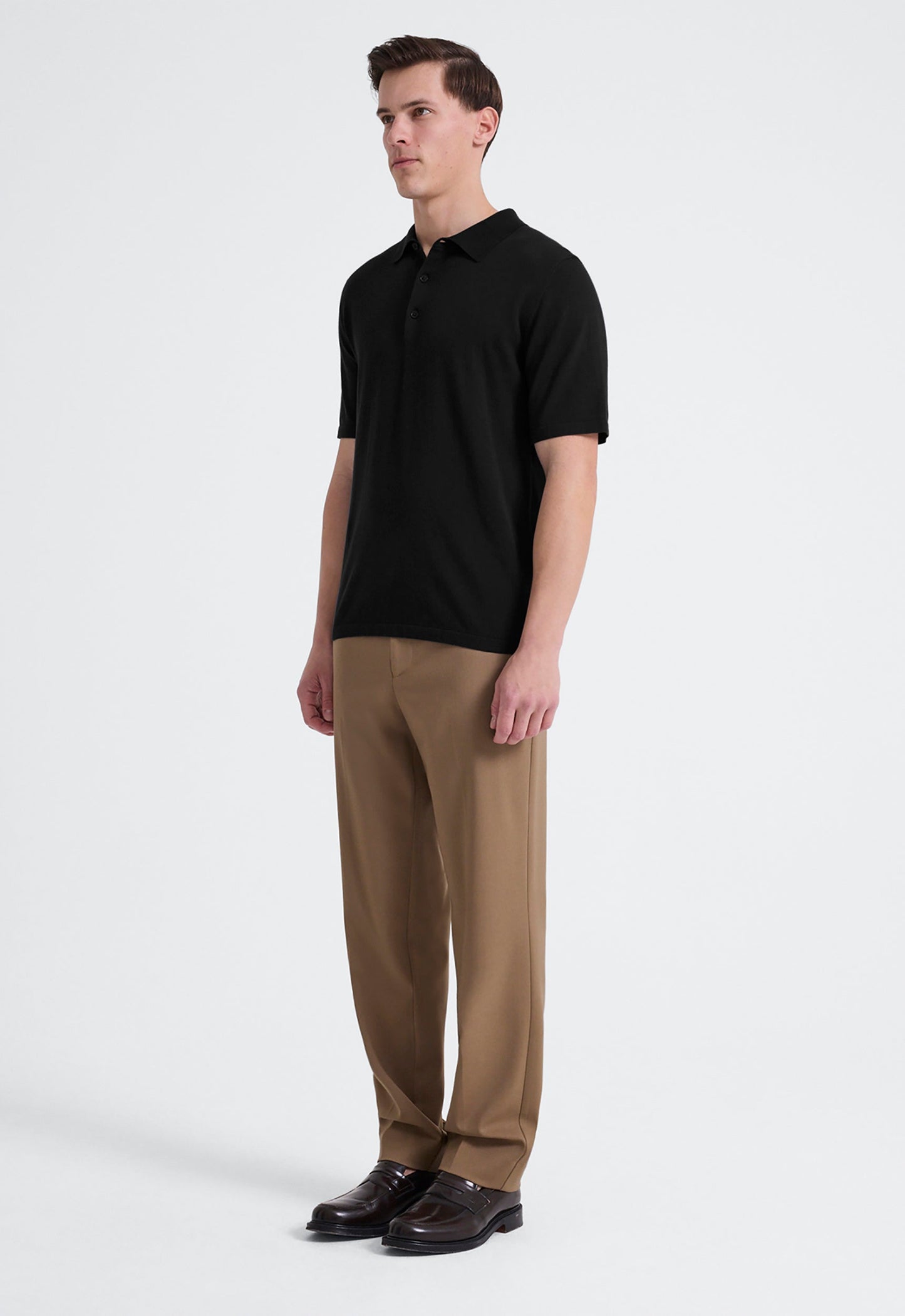 Walken Cotton Polo - Black