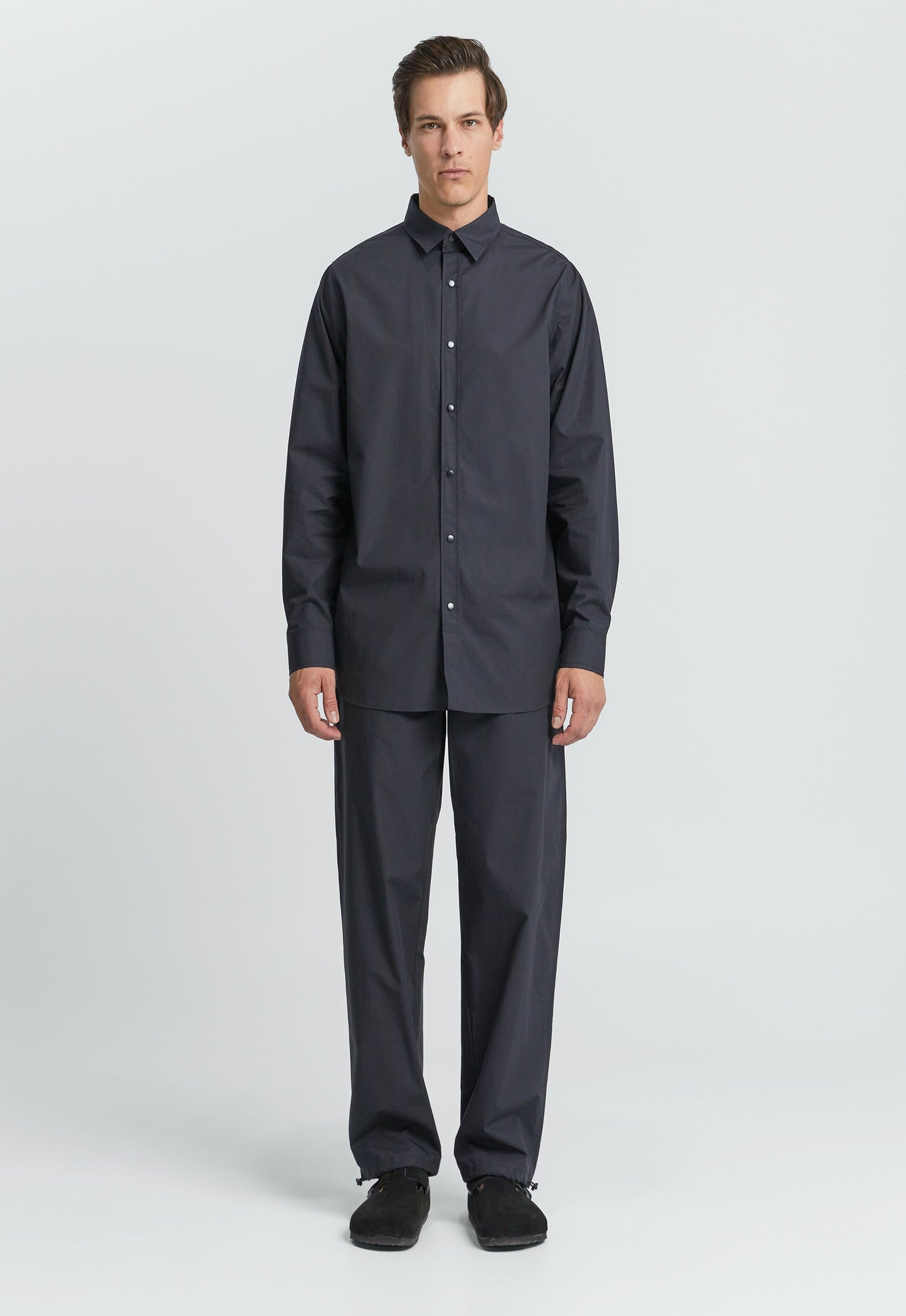 Laze Cotton Shirt - Black