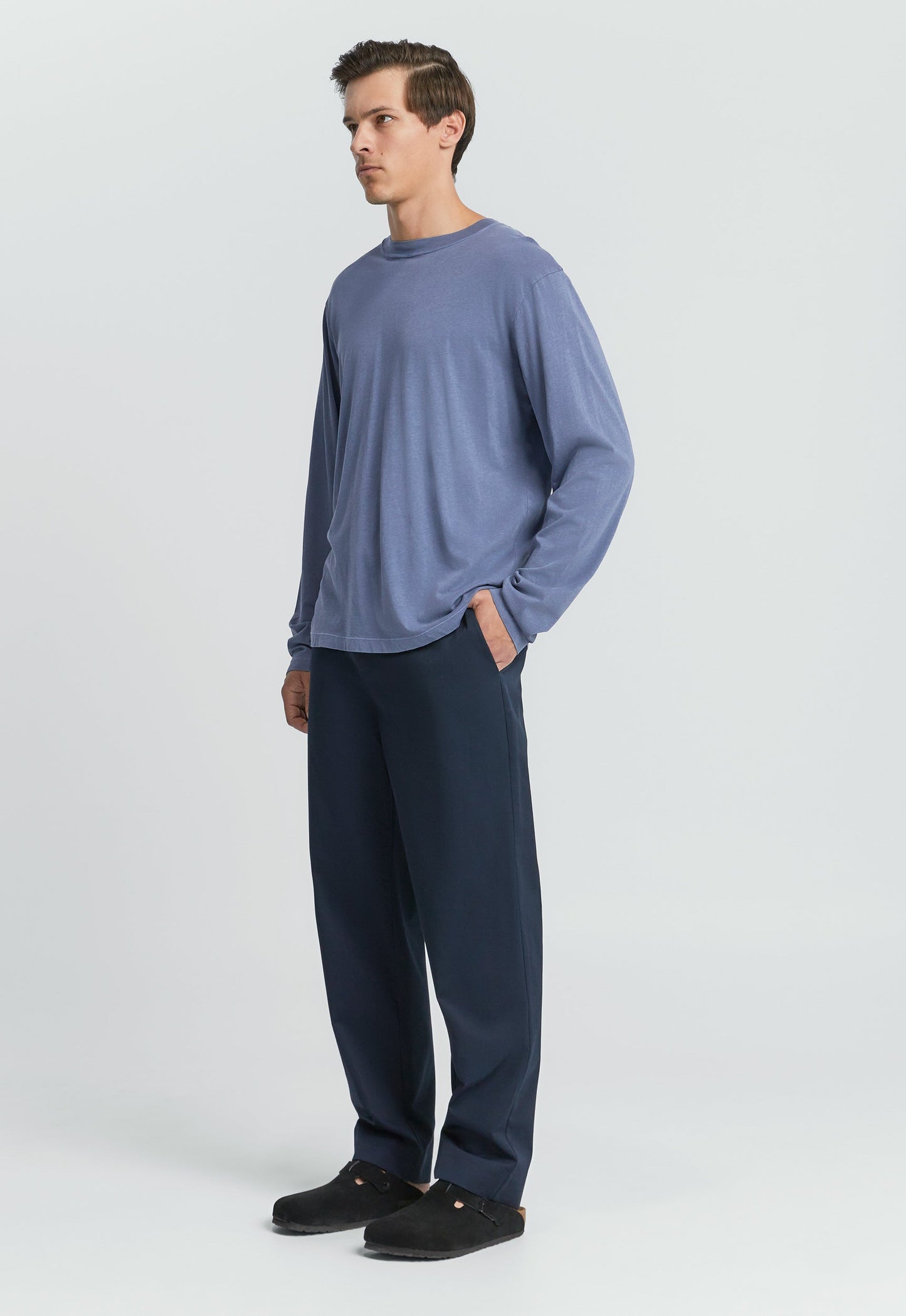 Tint Long Sleeve Tee - Vintage Denim