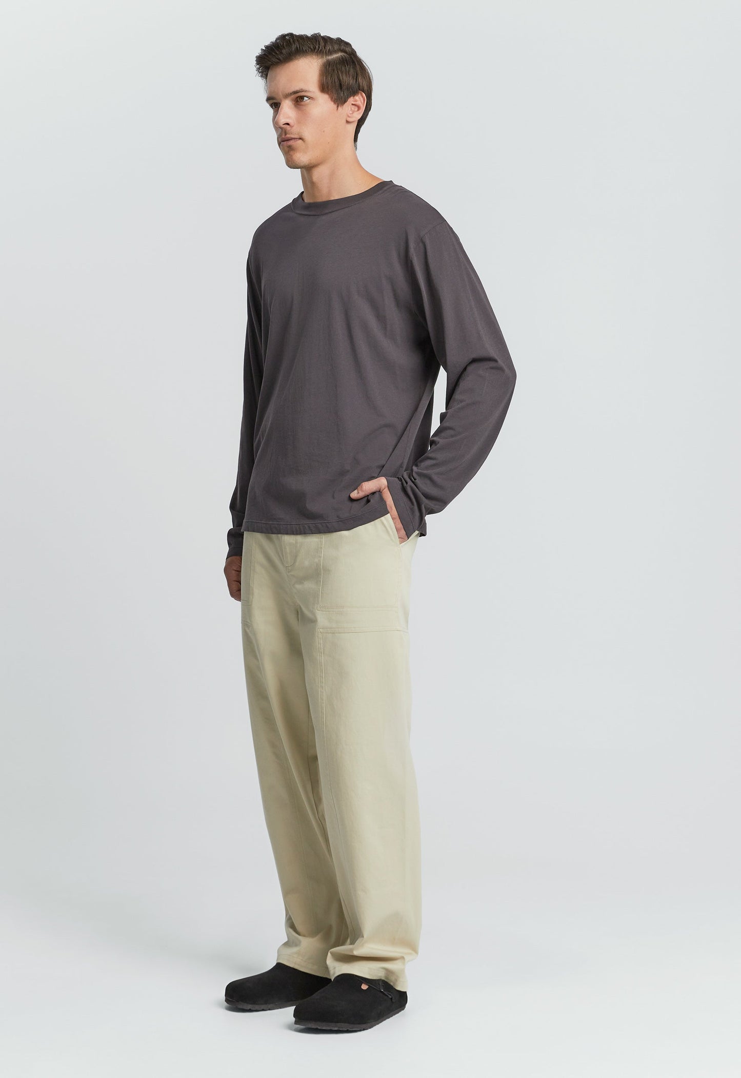 Tint Long Sleeve Tee - Worn Black
