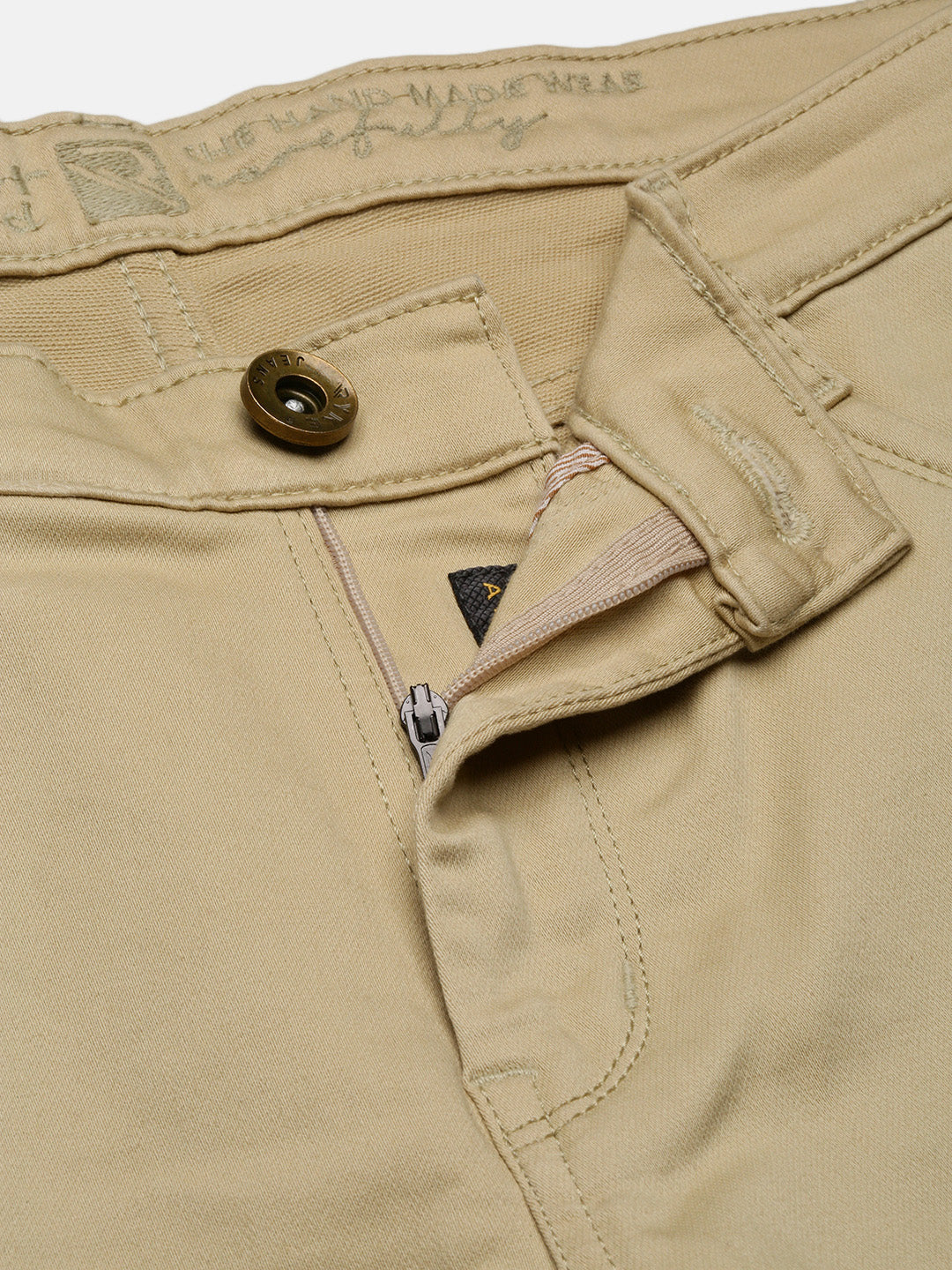 Men's Khaki Slim Fit Jeans