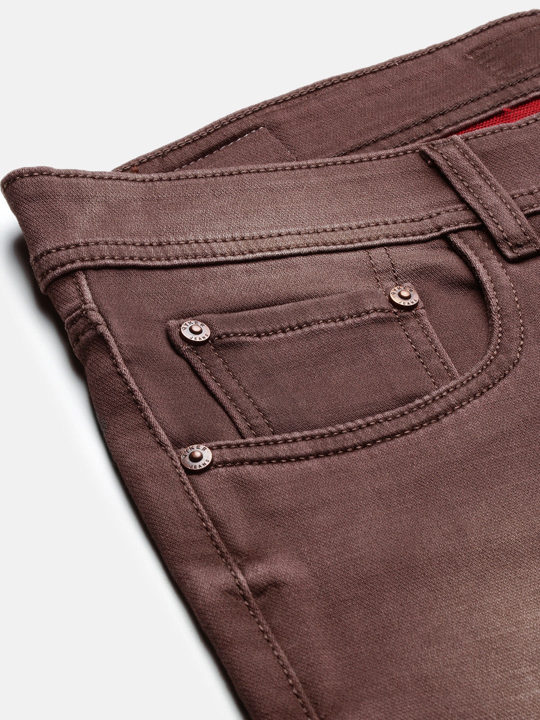 Men's Brown Slim Fit Jeans