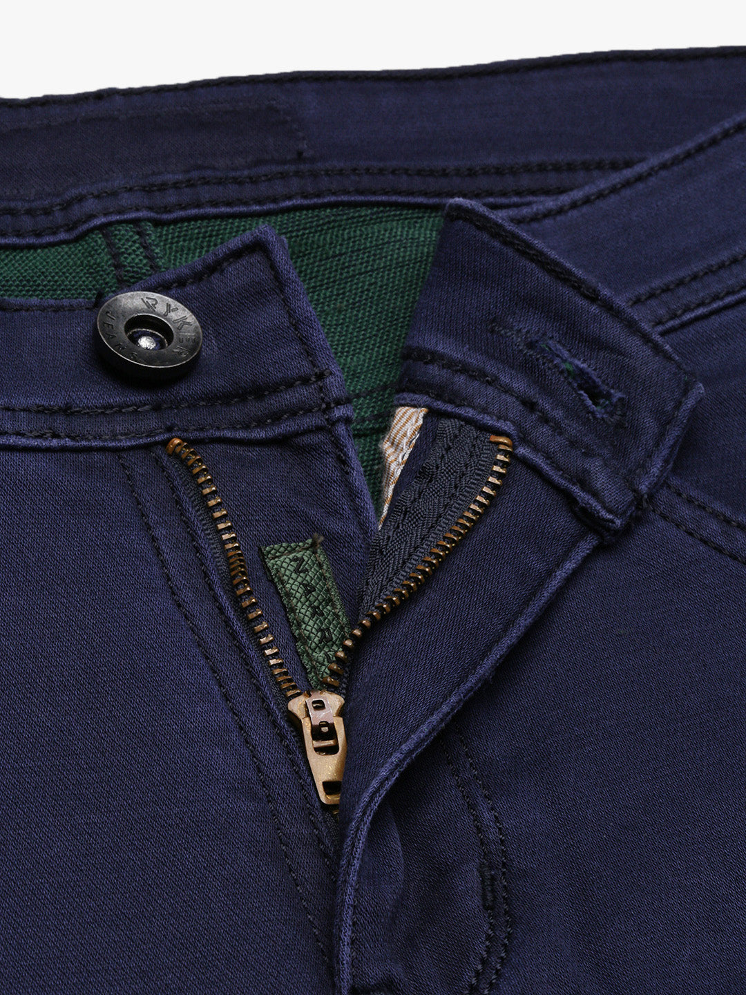 Men's Navy Blue Slim Fit Jeans