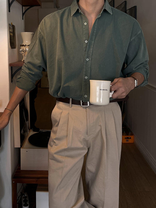 Vintage Washed Casual Shirt