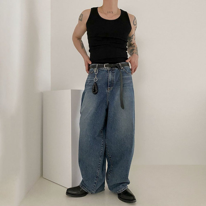 American style men's pure cotton vest