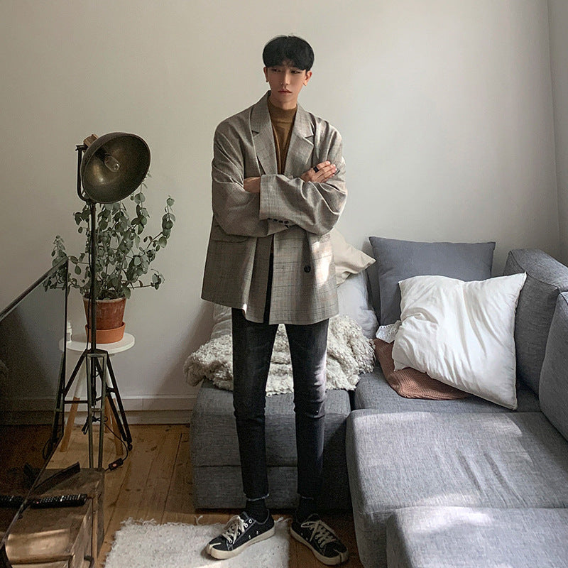 Korean style loose suit for men
