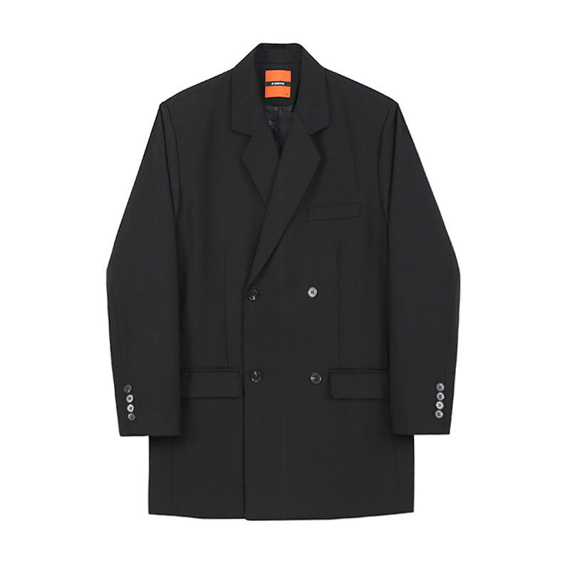 Double-breasted suit jacket