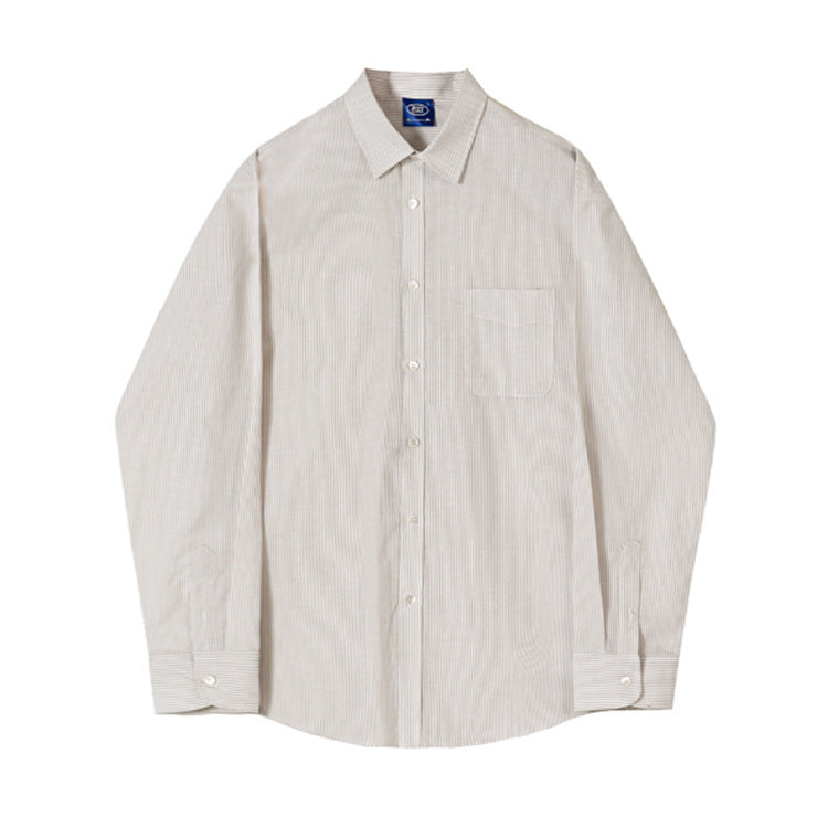 Men's long sleeve striped shirt