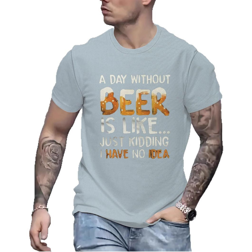 Munich Oktoberfest themed 3D digital printing trendy T-shirt