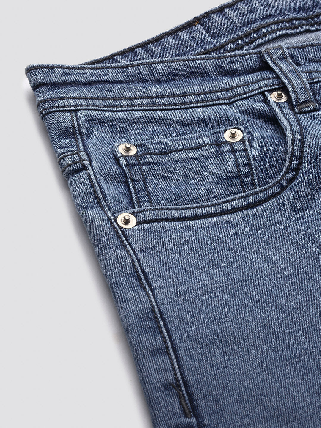 Men's Blue Tapered Fit Jeans