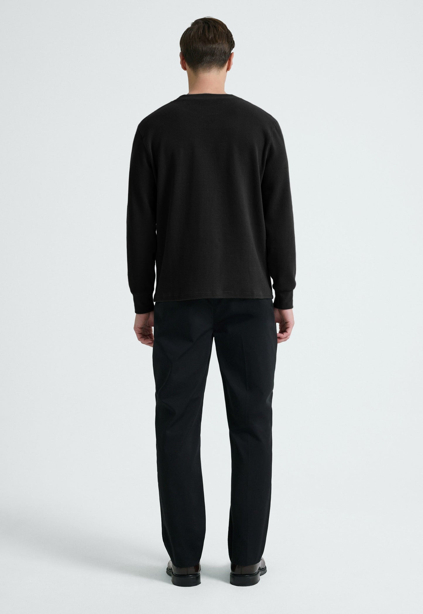 Quad Cotton LS Tee - Black