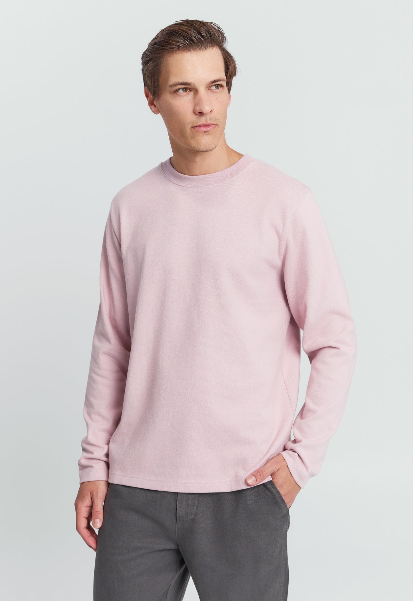 Barkley Long Sleeve Tee - Worn Pink