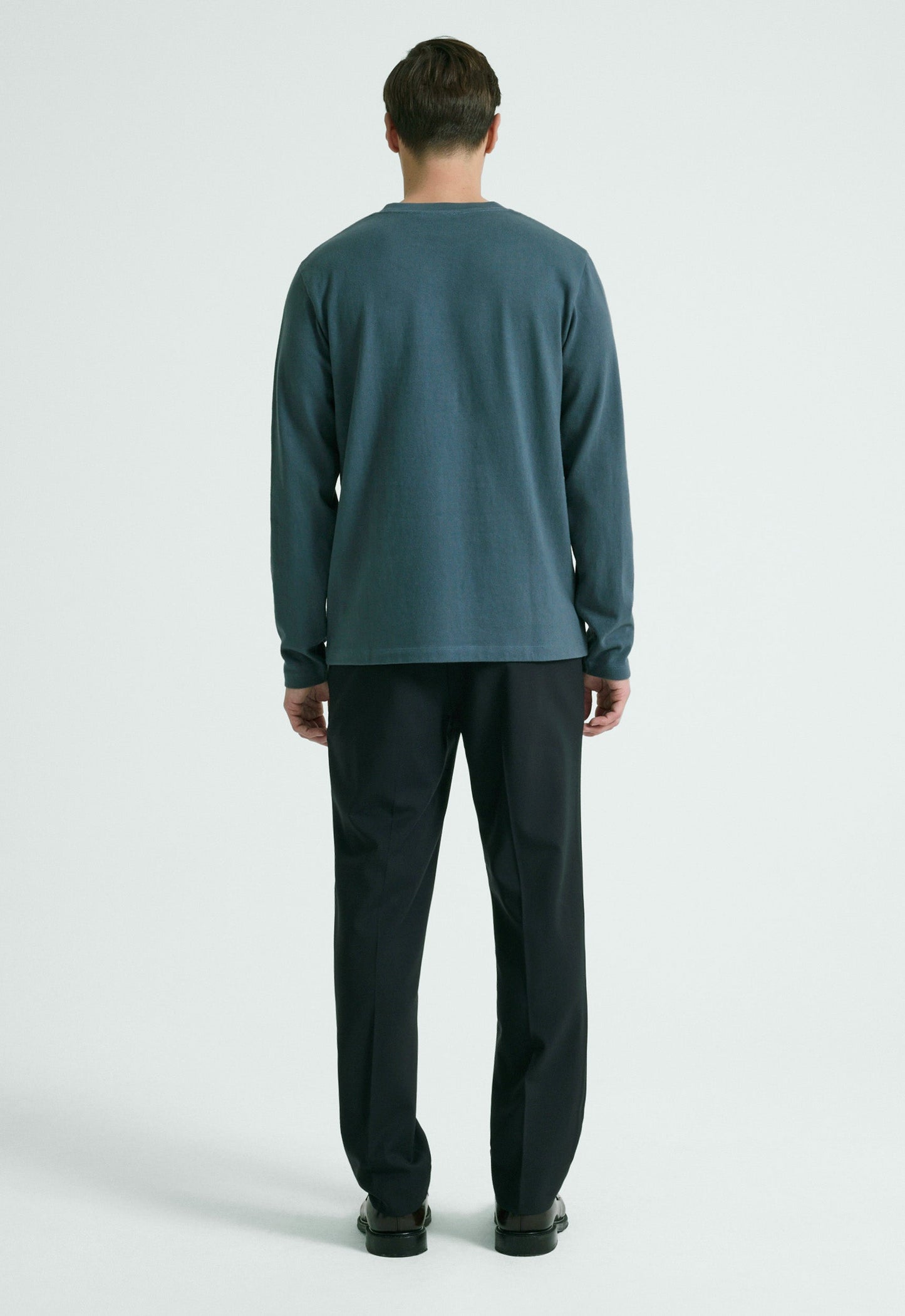 Barkley LS  Cotton Tee - Dover