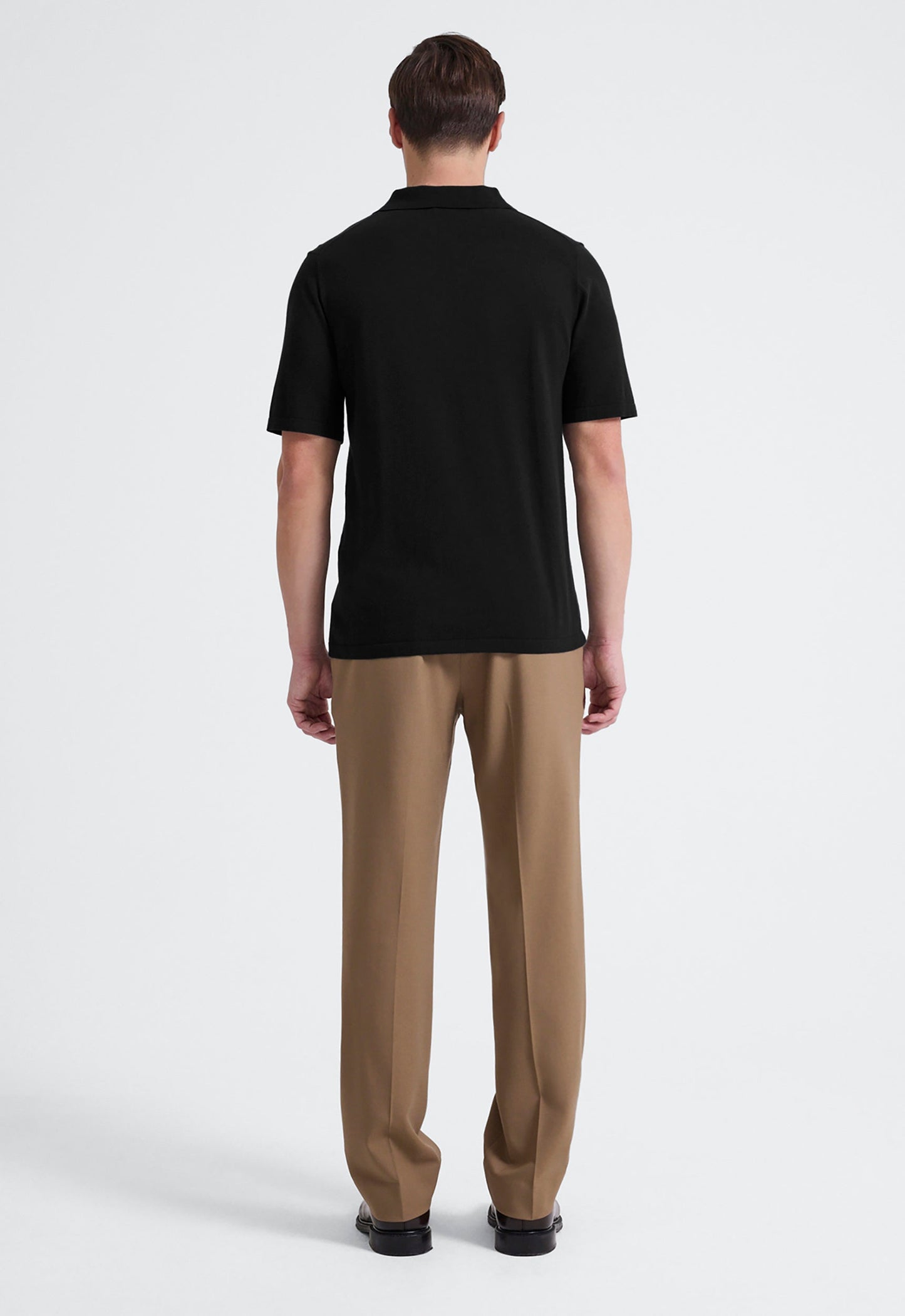 Walken Cotton Polo - Black