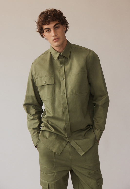 Onus Cotton Shirt - Python