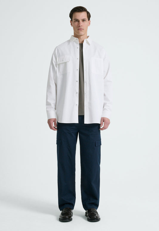 Onus Cotton Shirt - White