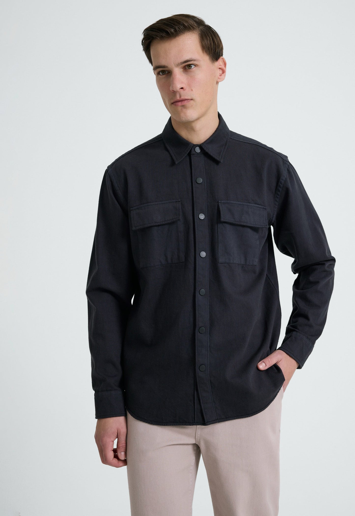 Begg Cotton Shirt - Char