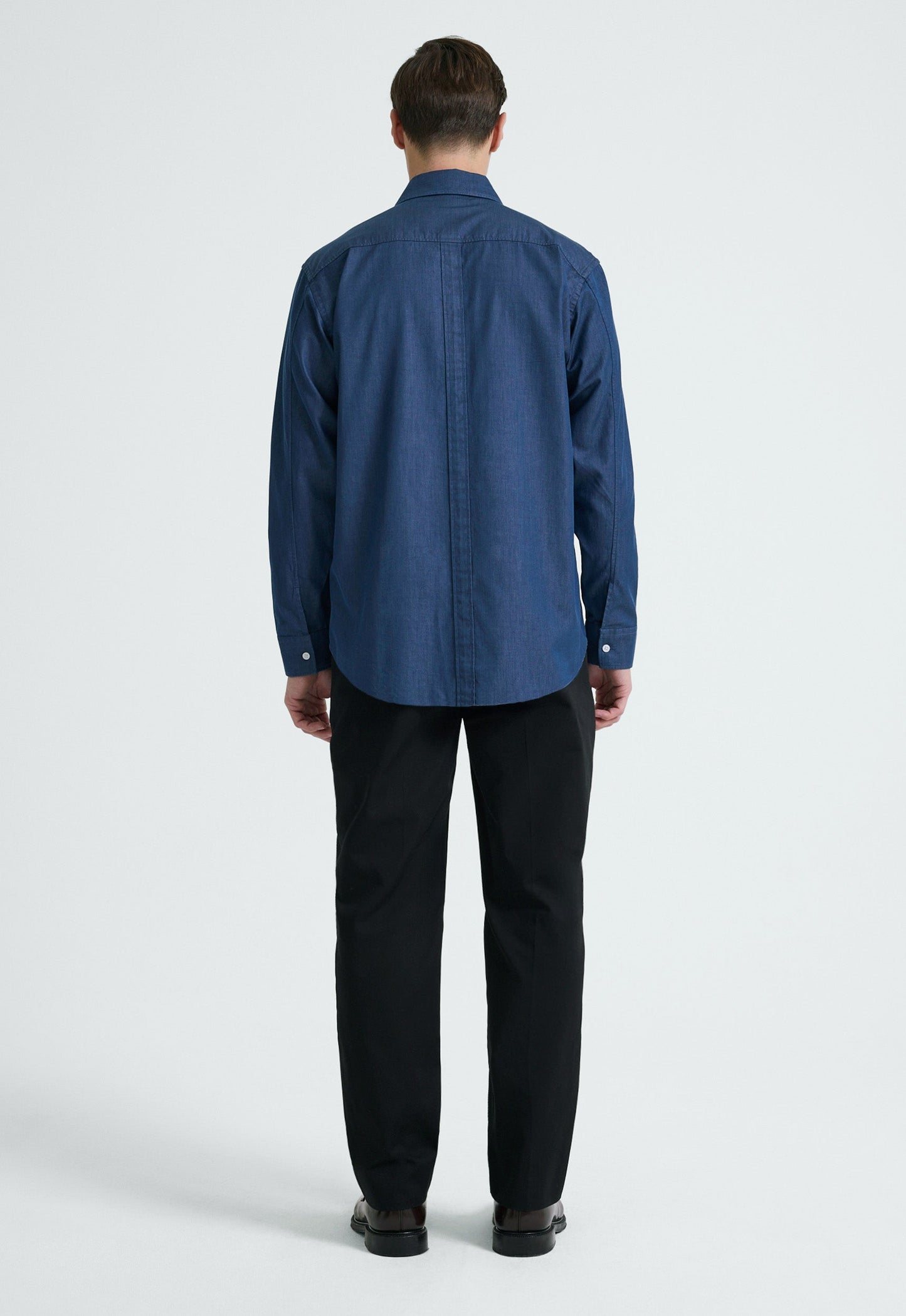 Murray Cotton Shirt - Prussian Blue