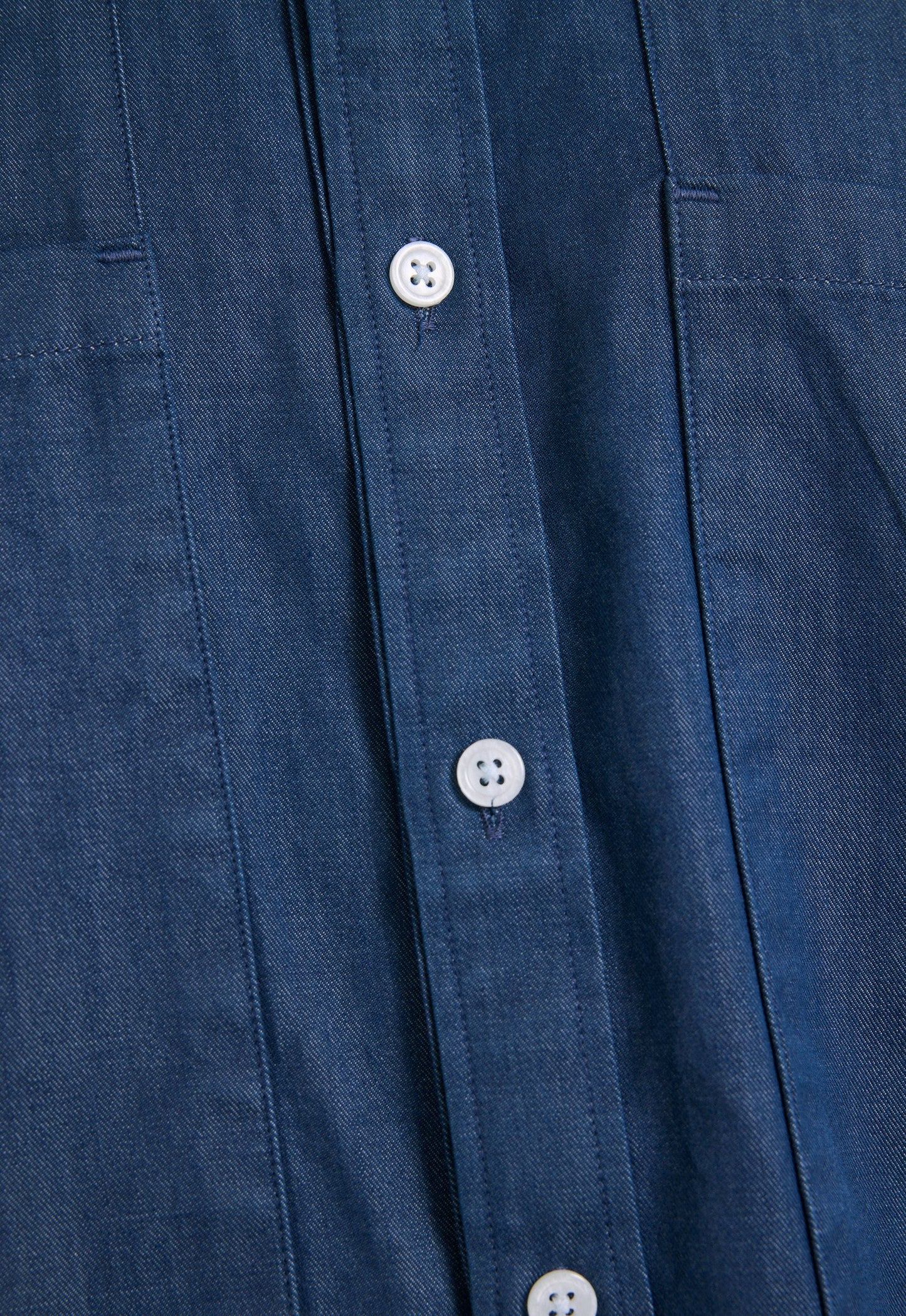 Murray Cotton Shirt - Prussian Blue