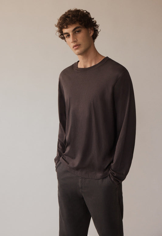 Tint Long Sleeve Tee - Worn Black