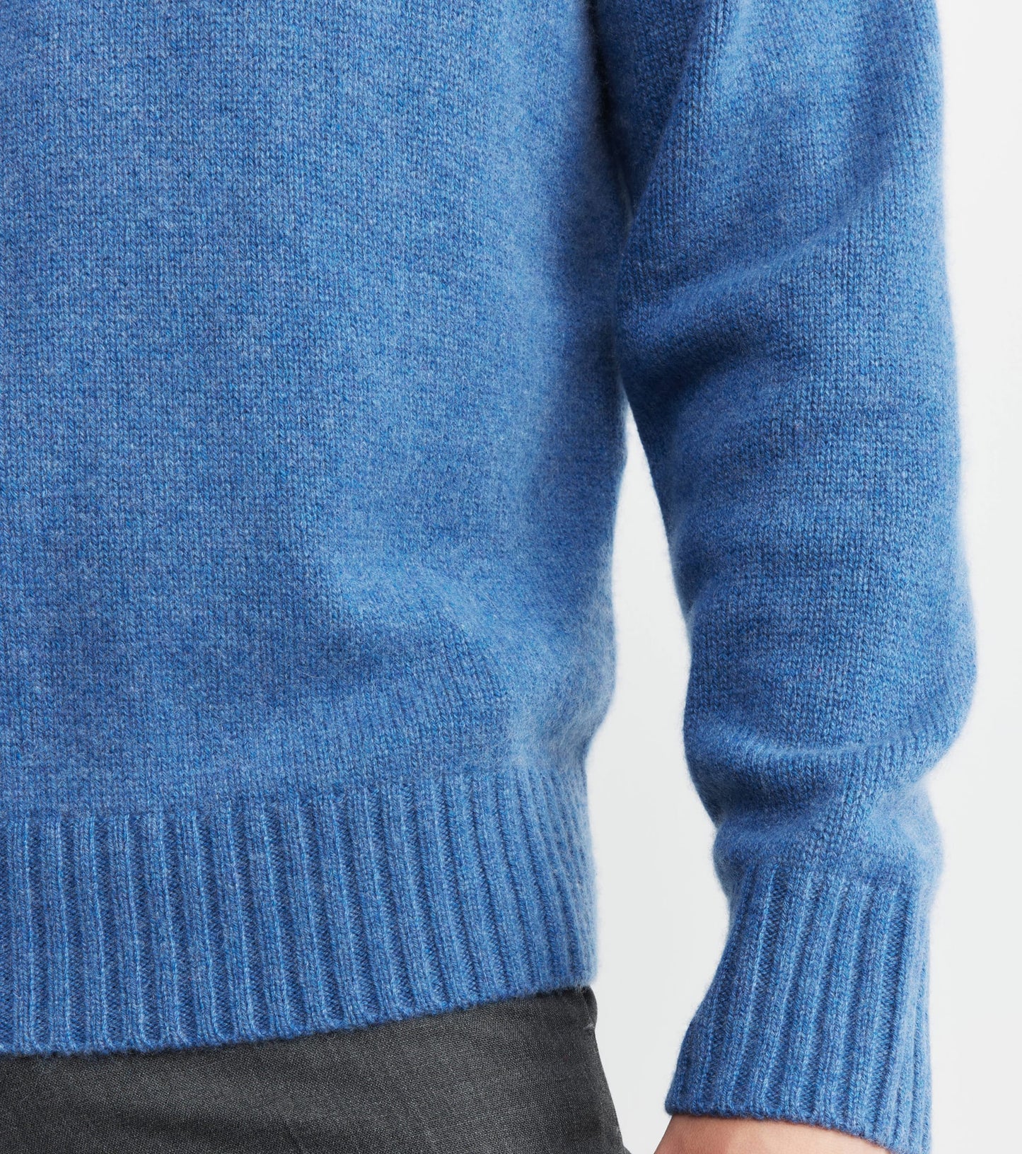 Mens Luxe V Sweater - Indigo