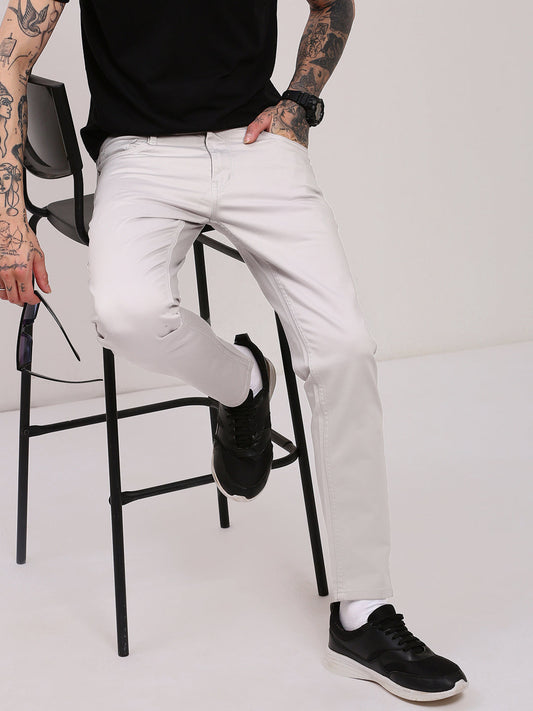 Men's Grey Slim Fit Jeans