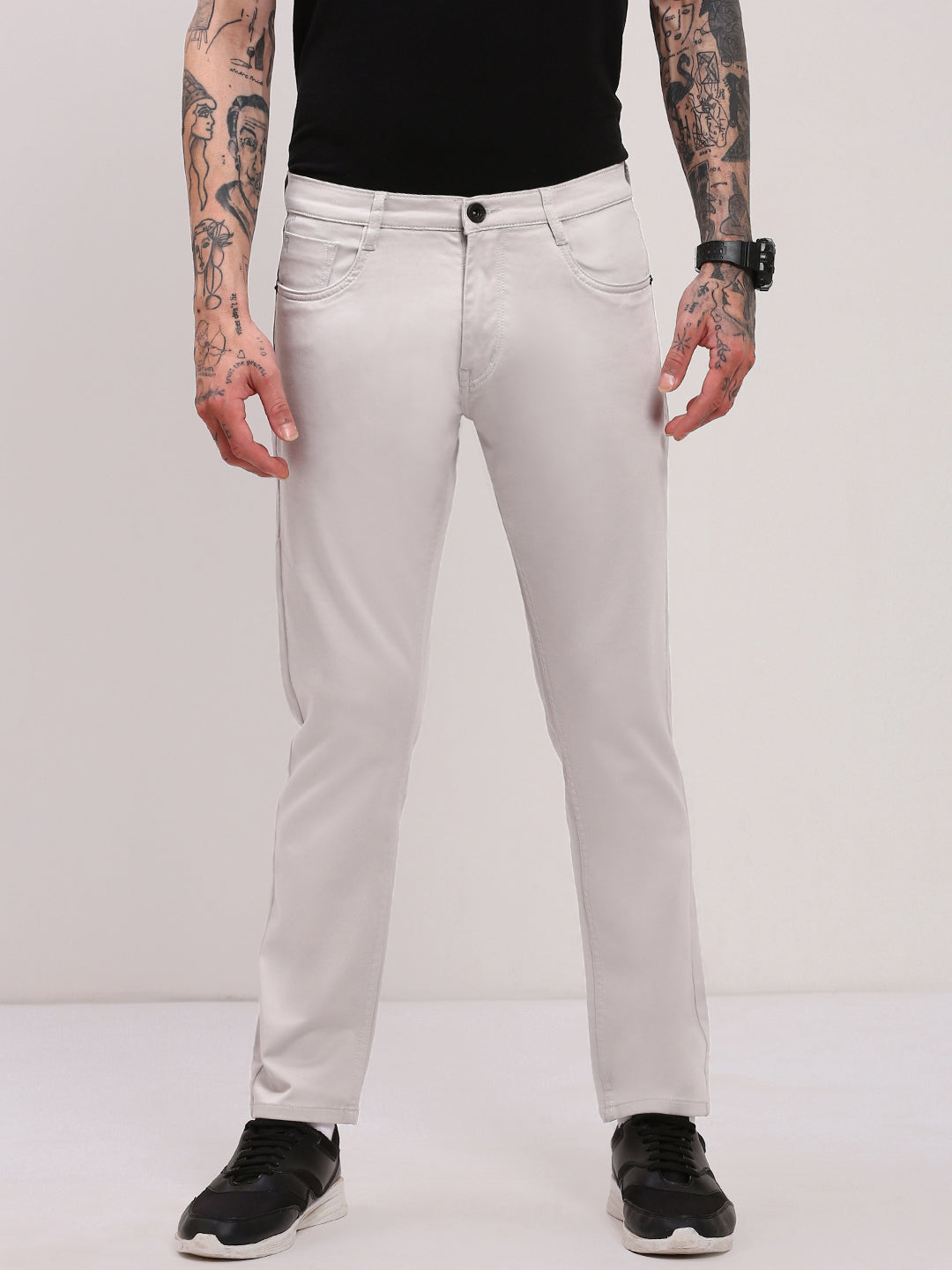 Men's Grey Slim Fit Jeans