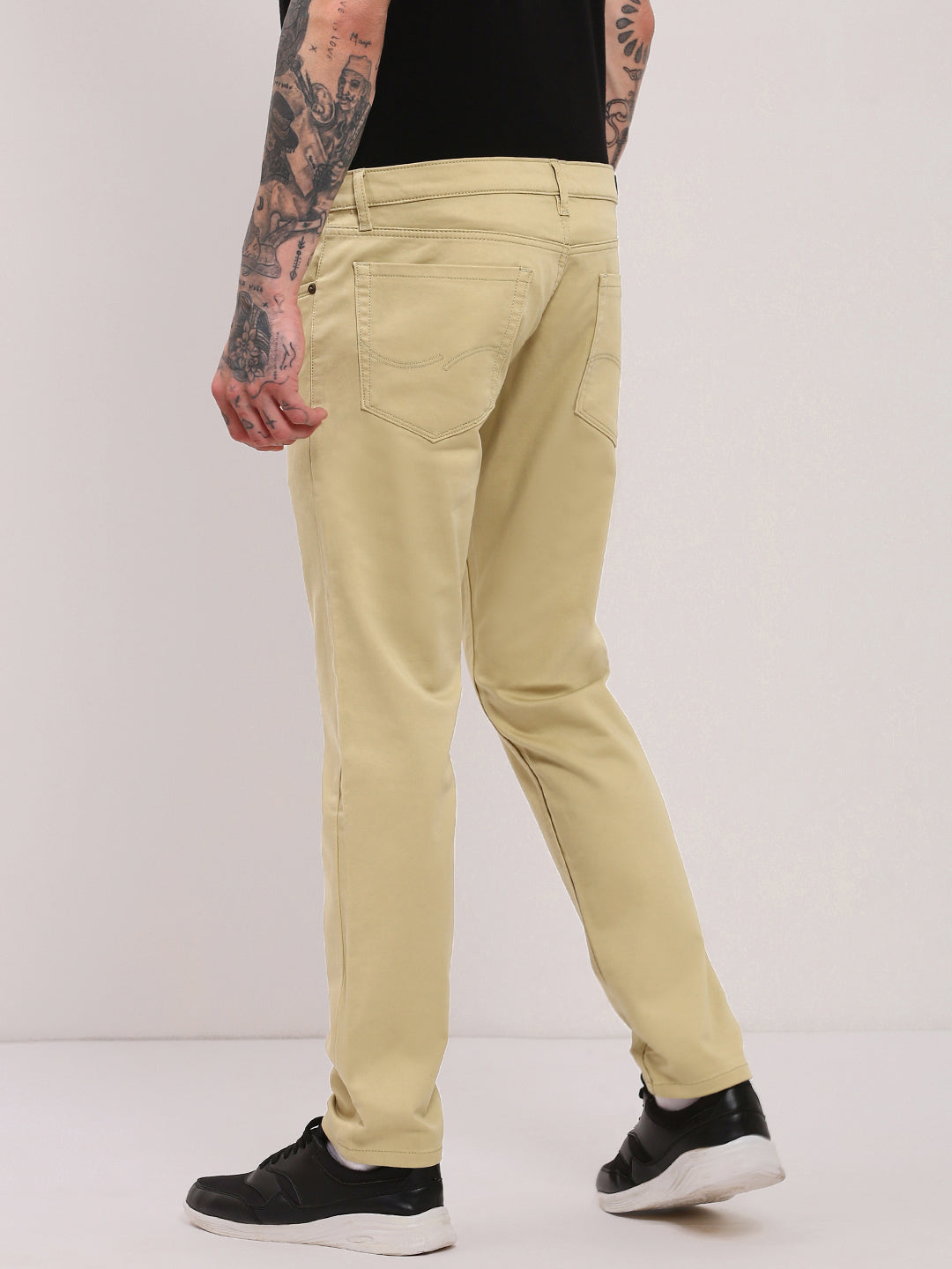 Men's Khaki Slim Fit Jeans