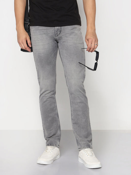 Men's Grey Slim Fit Jeans