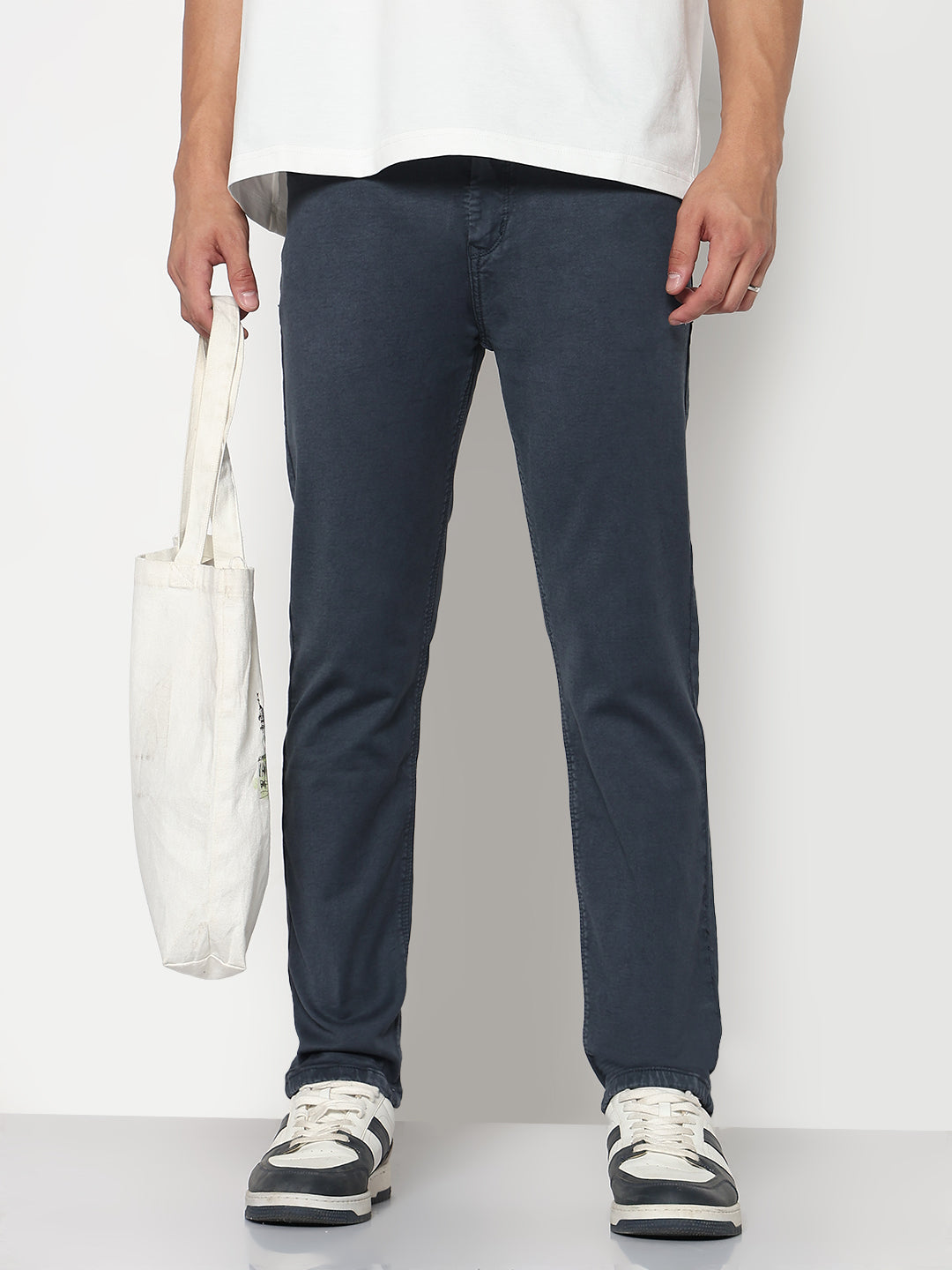 Men's Dark Grey Slim Fit Jeans