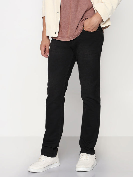Men's Black Slim Fit Jeans