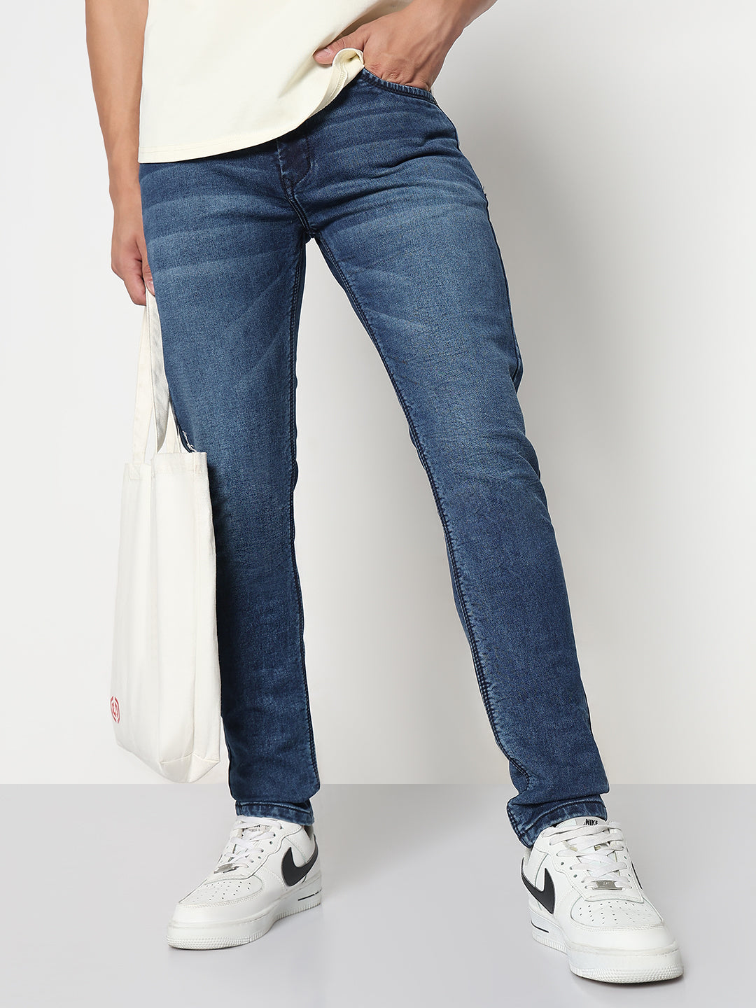Men's Blue Skinny Fit Jeans